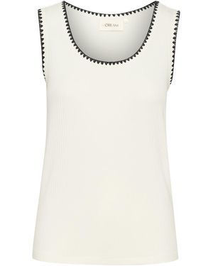 Cream Top 'Crribba' - Natur