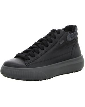 Legero Schnürstiefel Damen Stiefelette 2-000401-0100 Echt Leder - Schwarz