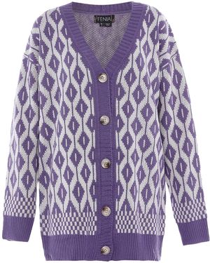 FENIA Strickjacke - Lila