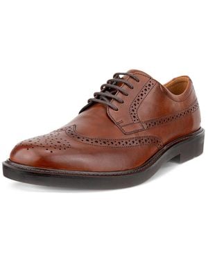 Ecco Schnürschuh Metropole London - Braun