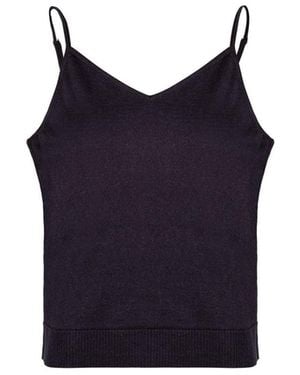 Silk And Cashmere Bluse - Blau