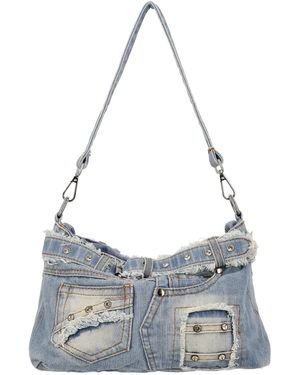 myMo ROCKS Schultertasche - Blau