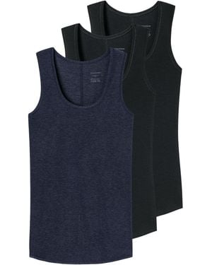 Schiesser Unterhemd Personal Fit - Blau