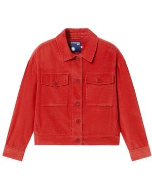 Thinking Mu Jacke Frans (Gots) - Rot