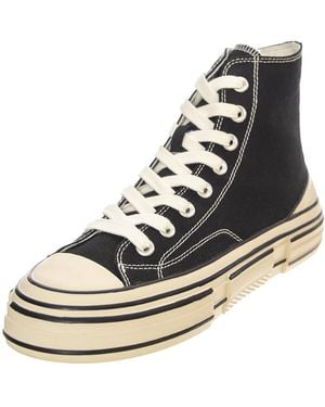 Jeffrey Campbell Sneaker High Jc Play Endorphin-H Canvas Shoes - Schwarz