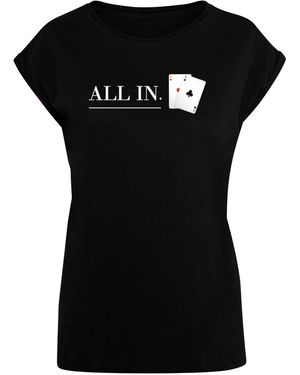 F4NT4STIC Shirt 'Poker All - Schwarz