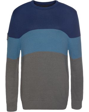 Man's World World Pullover - Blau