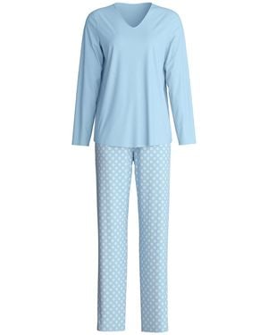 CALIDA Pyjama Lovely Nights - Blau
