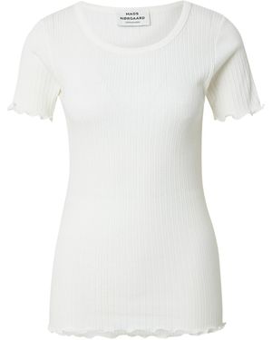 Mads Nørgaard T-Shirt 'Trixy' - Weiß