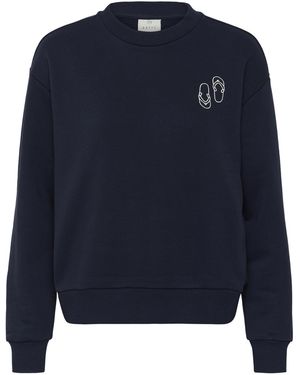 Kaffe Sweatshirt Kalilje - Blau