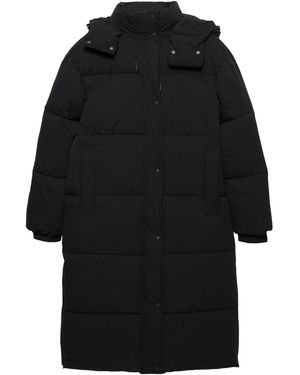 Pull&Bear Mantel - Schwarz