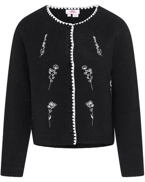 myMo Strickjacke - Schwarz