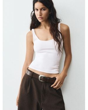 Pull&Bear Top - Weiß