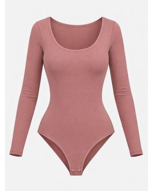 LEAFLETIC Body Long Sleeve Bodysuit - Pink