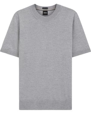 BOSS Pullover Umauro - Grau