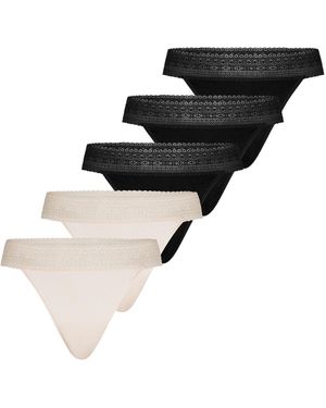 Mey String Modal Lace - Schwarz