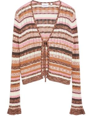 Comma, Strickjacke - Pink