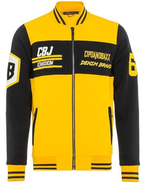 Cipo & Baxx Sweatjacke - Gelb