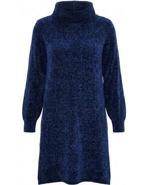 Ulla Popken Strickkleid - Blau