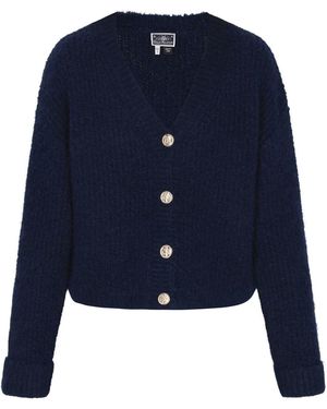 DreiMaster Maritim Strickjacke - Blau