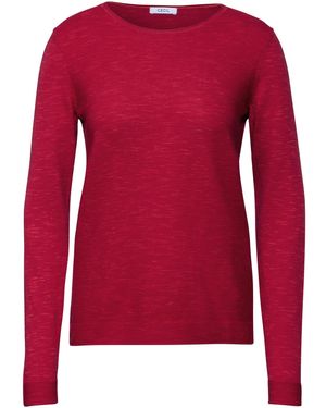 Cecil Pullover Mit Struktur - Rot