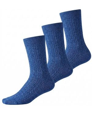 Millo Socken Cosy Twist - Blau