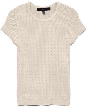 Vero Moda Pullover Vmsilje - Natur