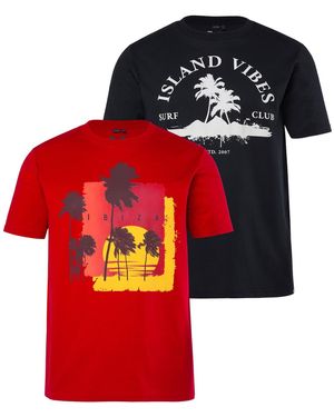 Men Plus T-Shirt - Rot
