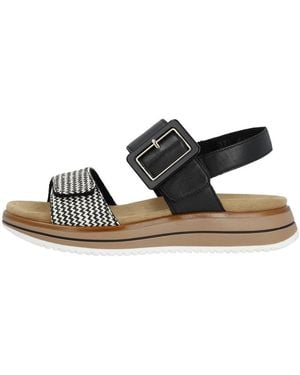 Remonte Sandale Basic - Schwarz