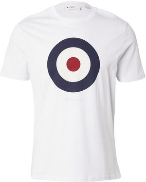 Ben Sherman T-Shirt Signature Target - Weiß