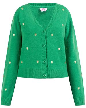myMo Strickjacke - Grün