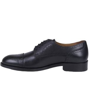 Desa Schnürschuh Brogue-Schuhe - Schwarz