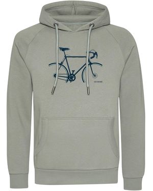 GreenBomb Hoodie Trek Bike Crop - Grau