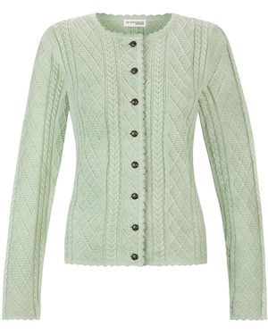 Stockerpoint Trachtenstrickjacke Lavina - Grün