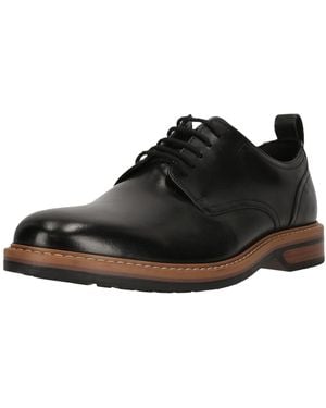Clarks Aldwin Lace Schnürschuh Mit Strapazierfähiger Gummilaufsohle - Schwarz