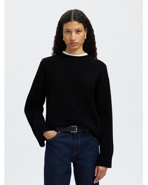 SELECTED Pullover - Schwarz