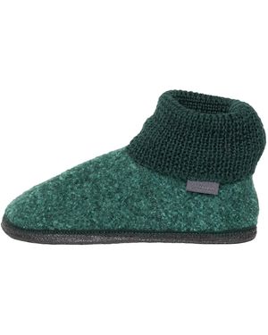 Gottstein Hausschuh Wool Venture High - Grün