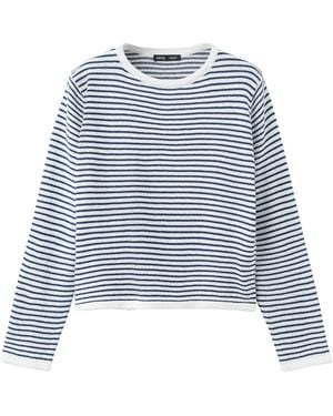 Mango Pullover Caleota - Blau