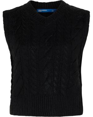 KARL LAGERFELD Pullunder - Schwarz