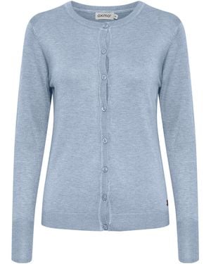 Oxmo Strickjacke Hlin - Blau