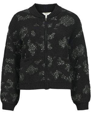 Object Strickjacke 'Alora' - Schwarz