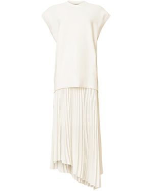 AllSaints Set: Kleid Und Pullunder Leia Harley - Weiß