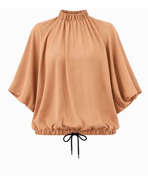 Unique Bluse Kimono Blouse - Schwarz