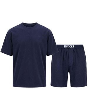 Snocks Pyjama - Blau
