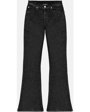 ENRAGE Jeans Flared - Schwarz