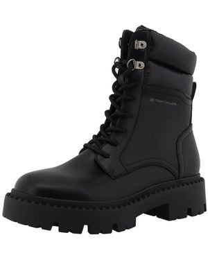 Tom Tailor Schnürstiefelette - Schwarz
