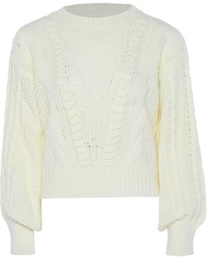 Blonda Pullover - Weiß