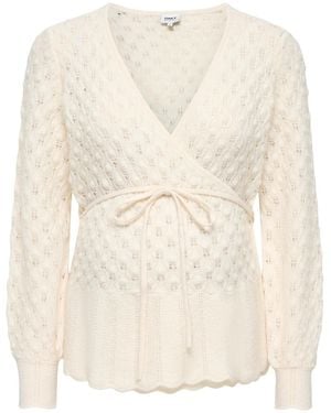 ONLY Strickjacke - Natur