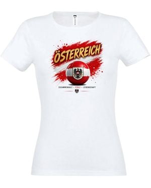 Rmk Shirt Wm Fußball Österreich - Weiß