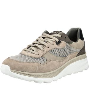 Geox Lederimitat/Textil Sneaker - Weiß